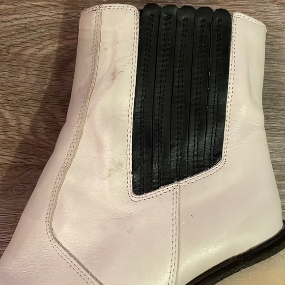 FREE PEOPLE James Chelsea Boots size 40 off white - Picture 5 of 10